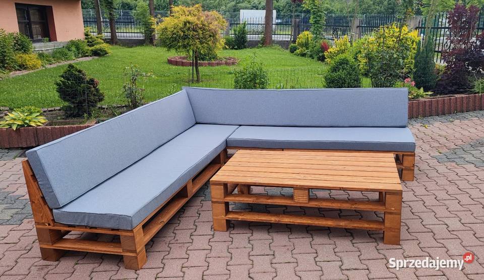 Drewniane meble ogrodowe z paletszersze Nowy Targ sprzedam