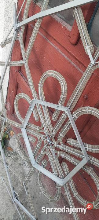 Płatek śniegu dekoracja ogród dom przedstawienie małopolskie Kraków