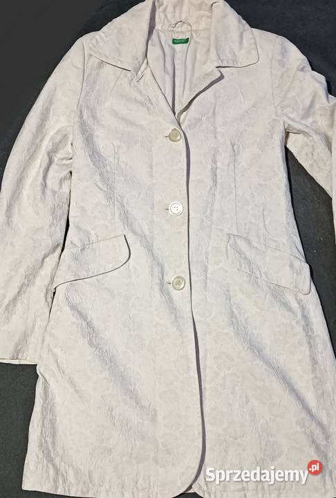 Płaszcz United Colors of Benetton biały Warszawa