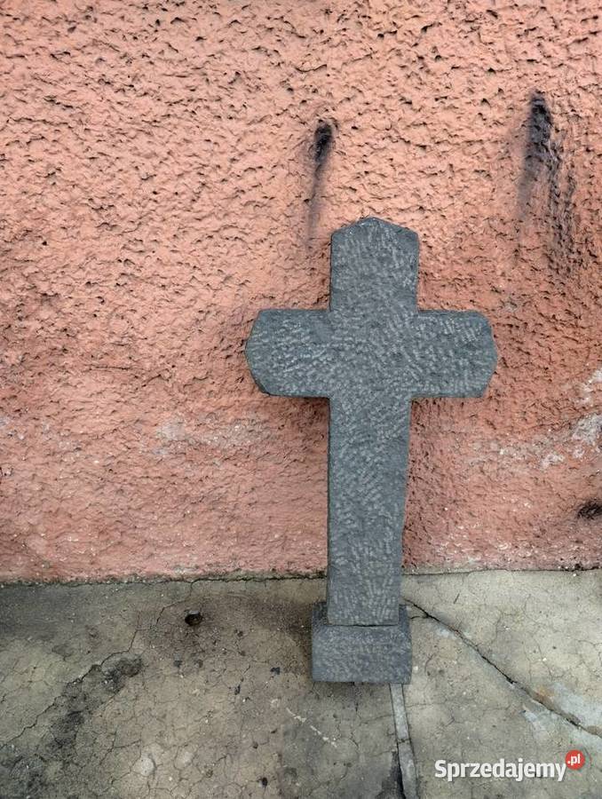 krzyż granitowyma swoje lata śląskie Piekary Śląskie