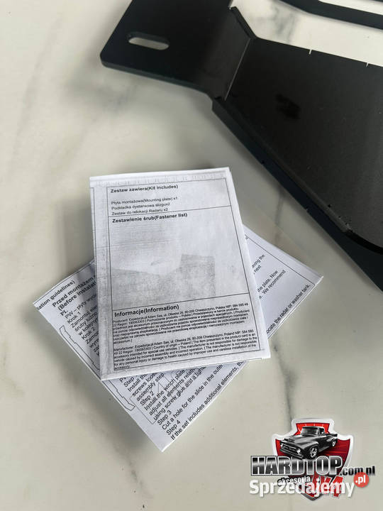 Płyta Montażowa Wyciągarki Volkswagen Amarok Pasłęk
