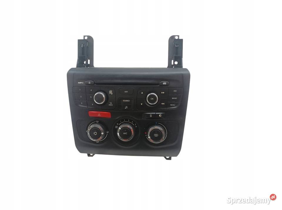 PANEL NAWIEWU RADIO KOMPLET 9676837980 Citroen
