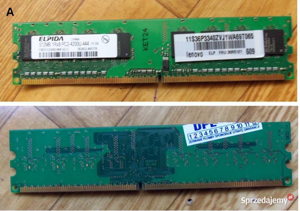 Pamięć RAM DDR 2 512 MB i 1GB Pamięci Głuchołazy