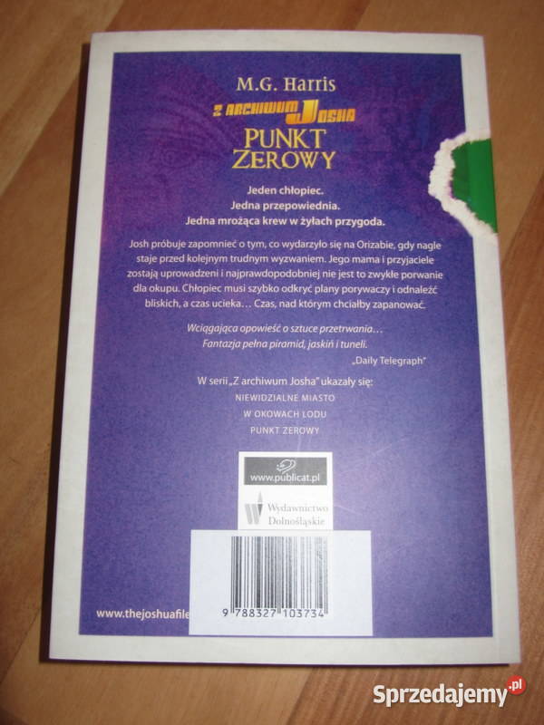 Punkt Zerowy książka nastolatków Warszawa