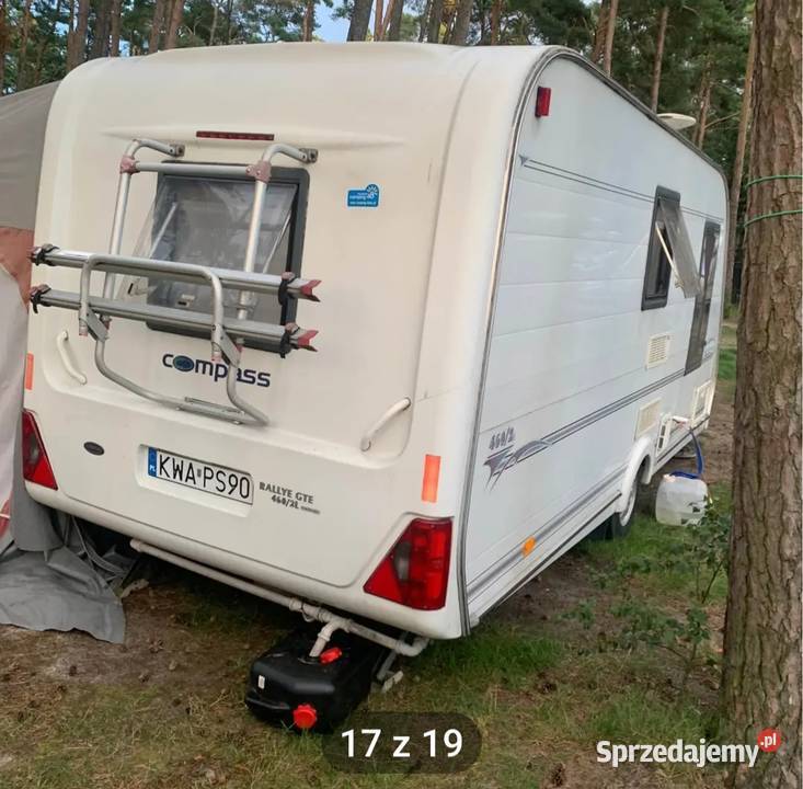 szedłem przyczepę kempingowa z 2001 roku Compas Kampery Lechów