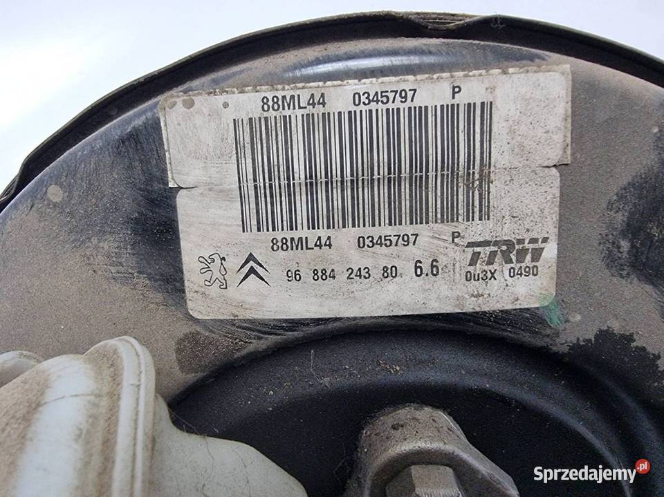 SERWO HAMULCOWE PEUGEOT 207 9688424380 osobowe Lipno