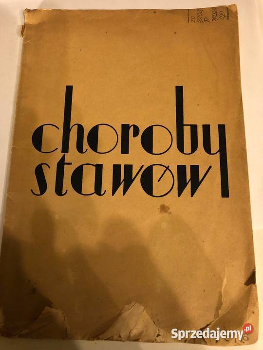 Choroby stawów Causyth przedwojenna reklama małopolskie Kraków