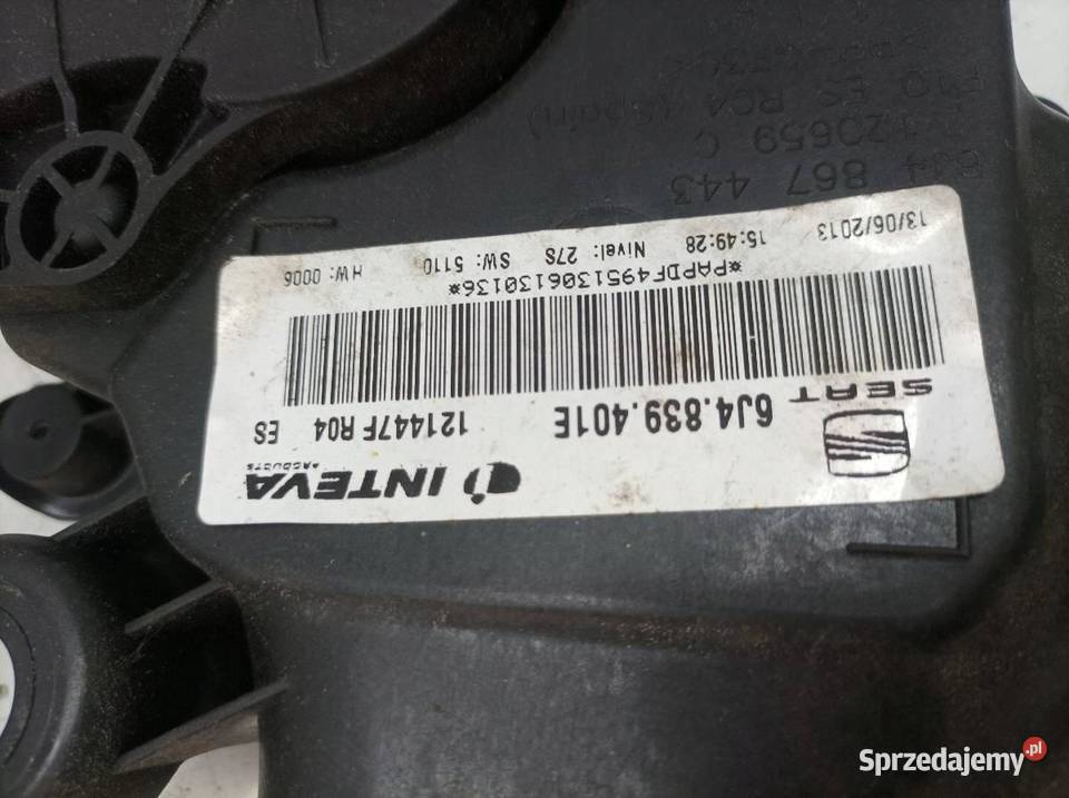 MECHANIZM SZYBY LEWY TYŁ 6R0959811K Seat Ibiza