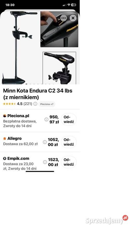 silnik do łódki sprzedam