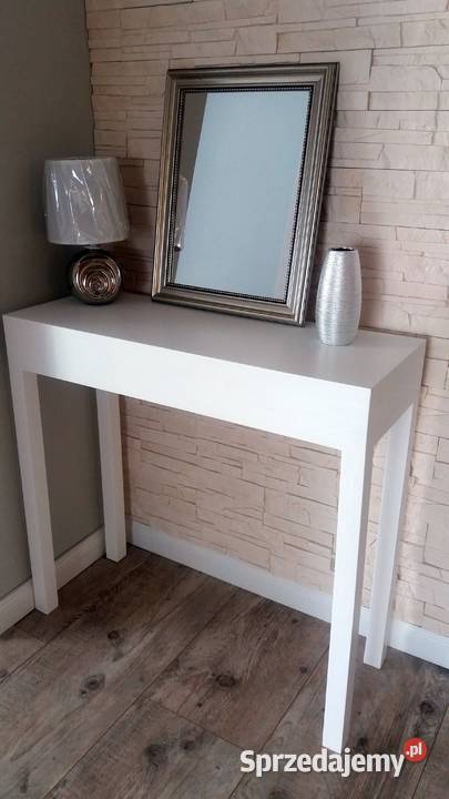 Konsola drewniana biała Radomsko