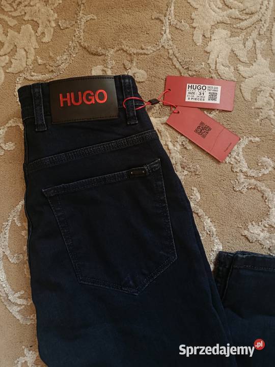 Jeansy męskie Hugo Boss ciemne rozmiar 3132 podlaskie Białystok