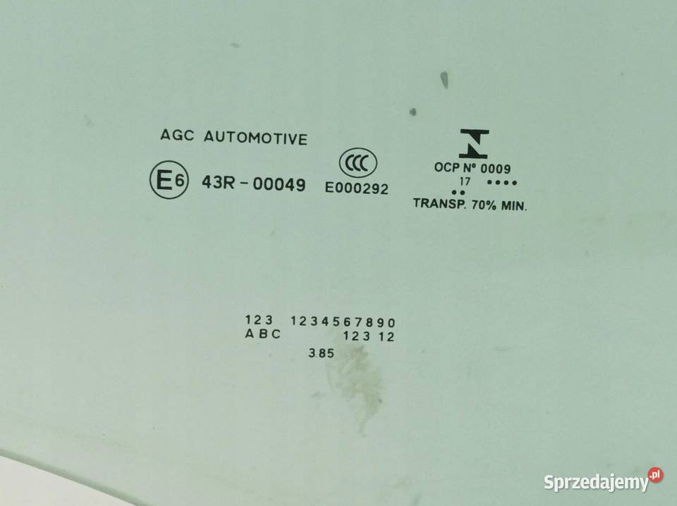 SZYBA DRZWI PRAWA 18R AGC AUTOMOTIVE JUMPY III
