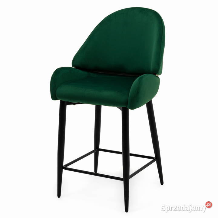 Hoker Tapicerowany Bergamo Butelkowa Zieleń Tarchały Małe