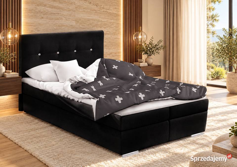 Łóżko MARIOT 160x200 materac bonellowy topper i 160cm Konin