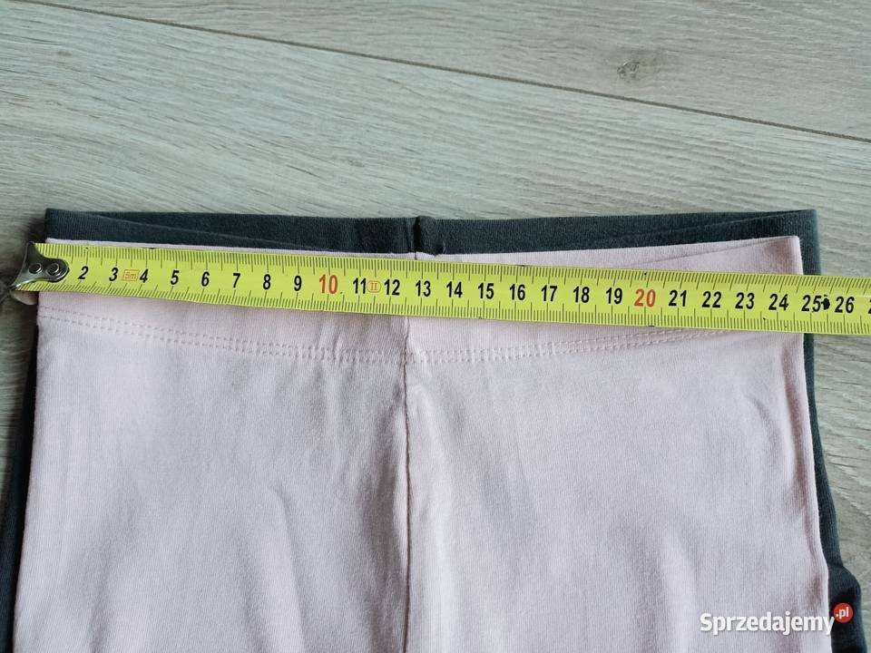 Legginsy dziewczęce 2pak różowe i grafitowe 116 Płock