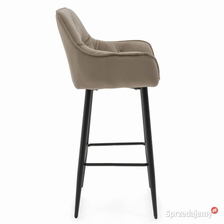 Ciemnobeżowy Hoker Tapicerowany Siena Wysyłka Tarchały Małe