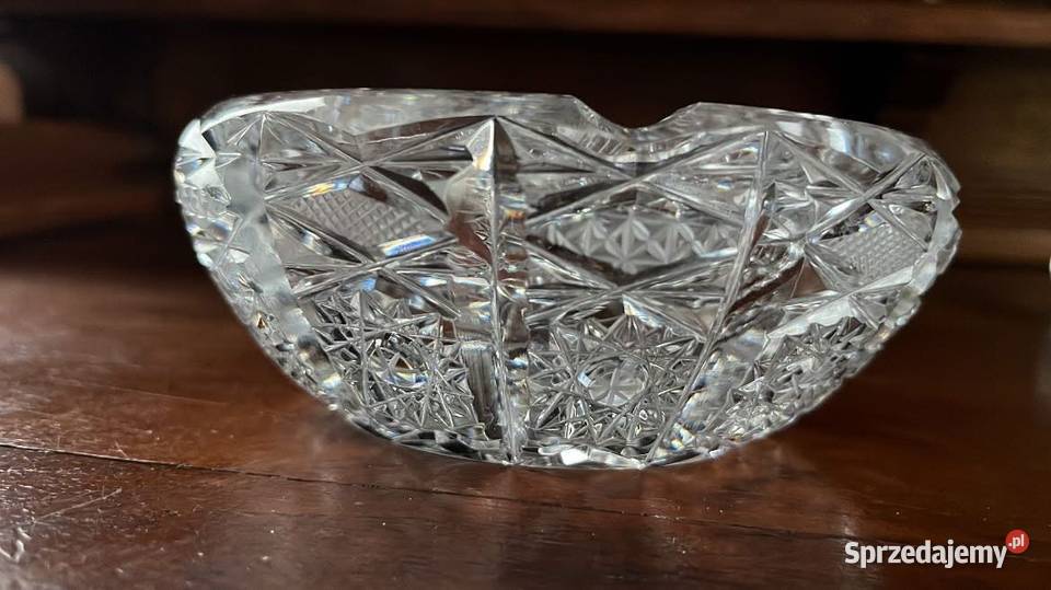 Kryształowa popielniczka Piękna Z czasów PRLu Gdańsk sprzedam
