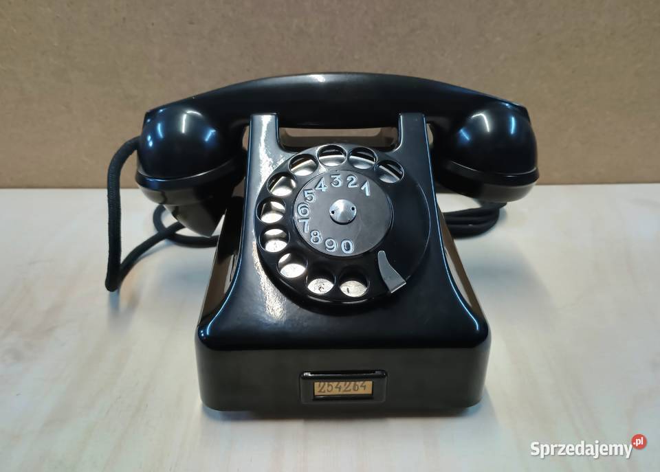 PRL Telefon T4 bakelit 1958r Piękny ekspozycyjny śląskie Częstochowa