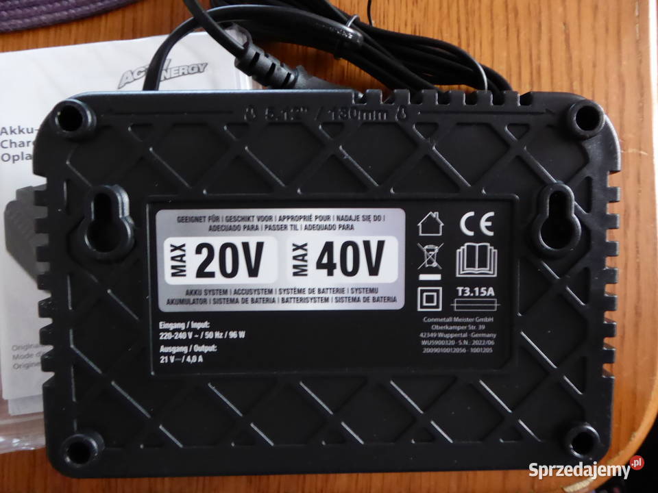 Ładowarka 20V4A ACTIV ENERGY Olsztyn