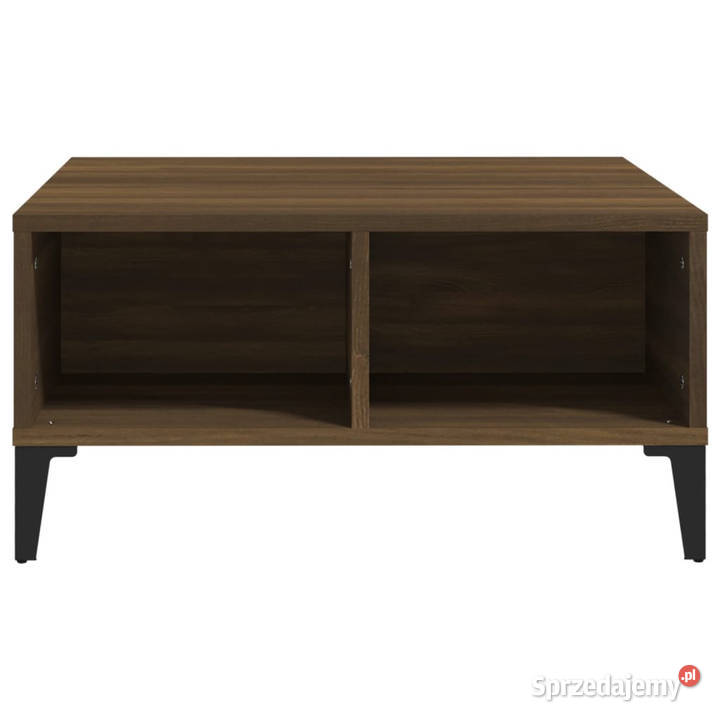 Stolik kawowy brązowy dąb 60x60x30 materiał Stoły Warszawa sprzedam