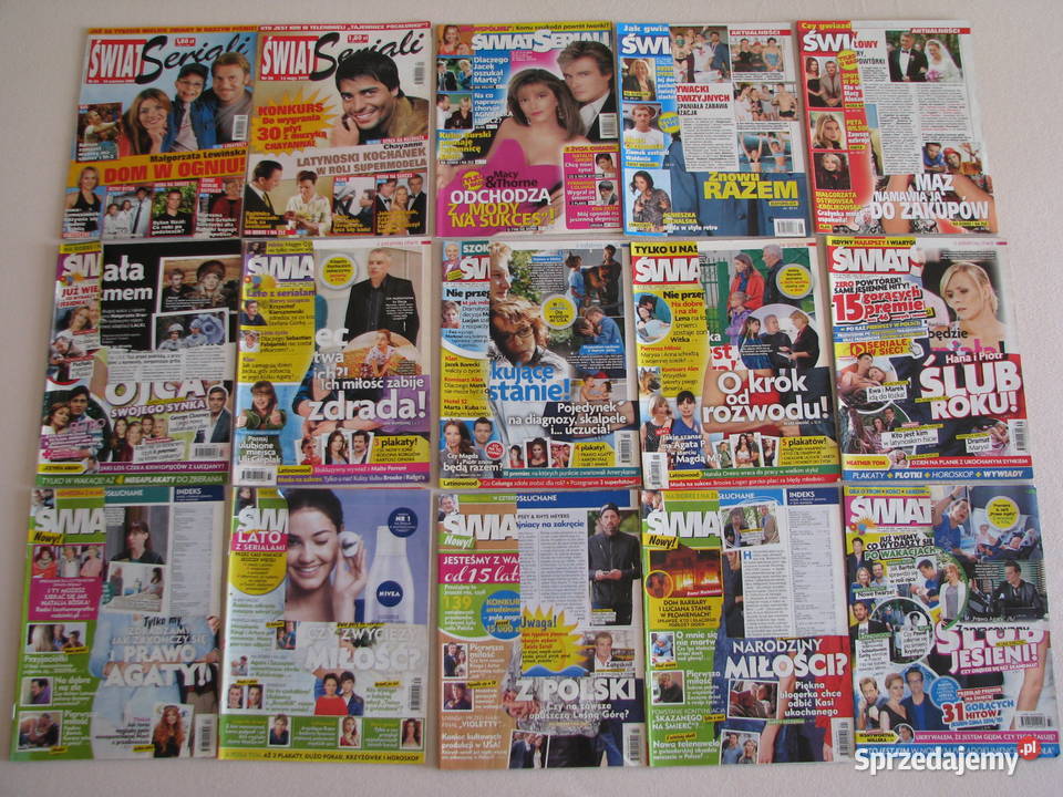 Magazyn Świat Seriali z lat 2002 2015 miękka