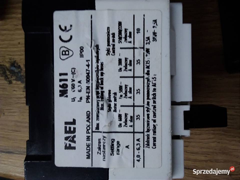 Wyłącznik silnika FAEL M611 Elester SLA32 Produkcja Słupsk