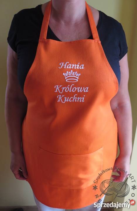 Fartuch kuchenny z HAFTEM prezent DZIEŃ BABCI Toruń sprzedam