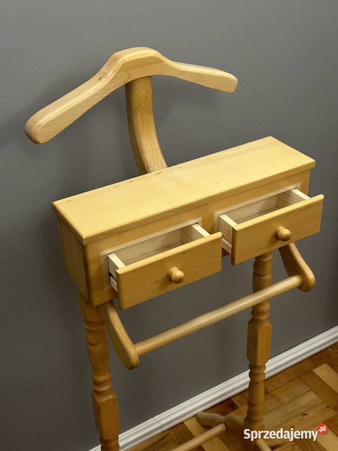 Stojak na ubrania wieszak kamerdyner z litego Ropczyce