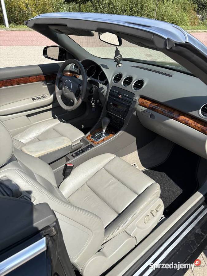 Audi A4 cabrio 30 benzyna V6 2002 skóra klima