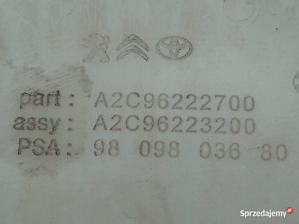 ZBIORNICZEK SPRYSKIWACZY EXPERT JUMPY 9809803680 sprzedam