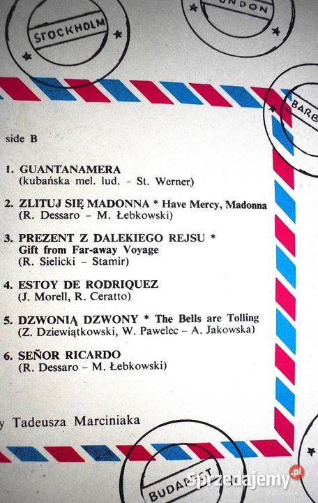 Tercet Egzotyczny płyta z roku 1969 Muzyka Chełmno