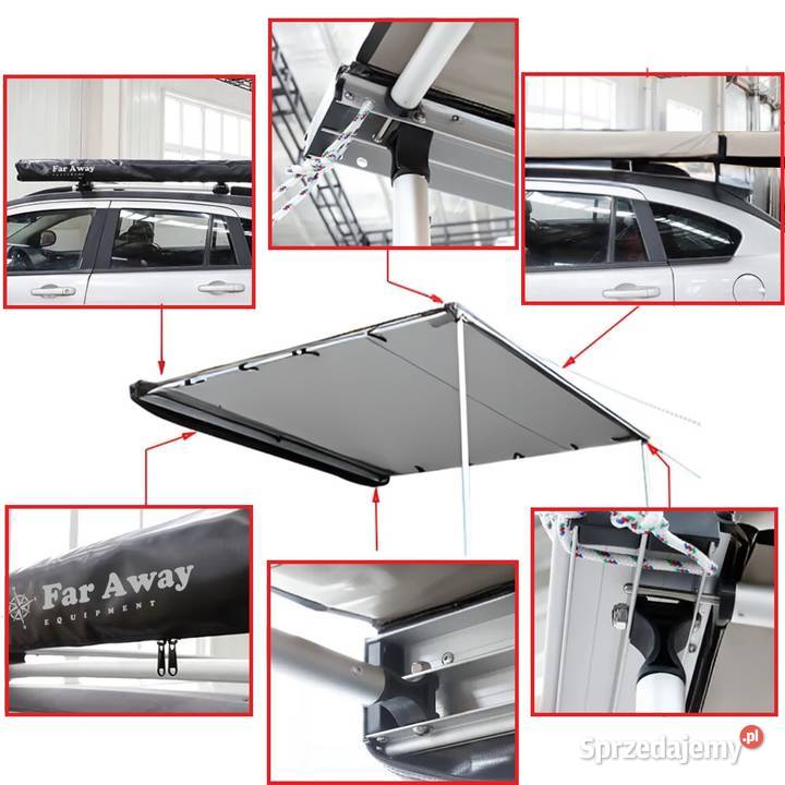 Markiza samochodowa z aneksem Far Away Equipment Markizy i przedsionki Poznań