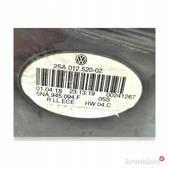 LAMPA PRAWA Volkswagen Tiguan II 1624 tylnia