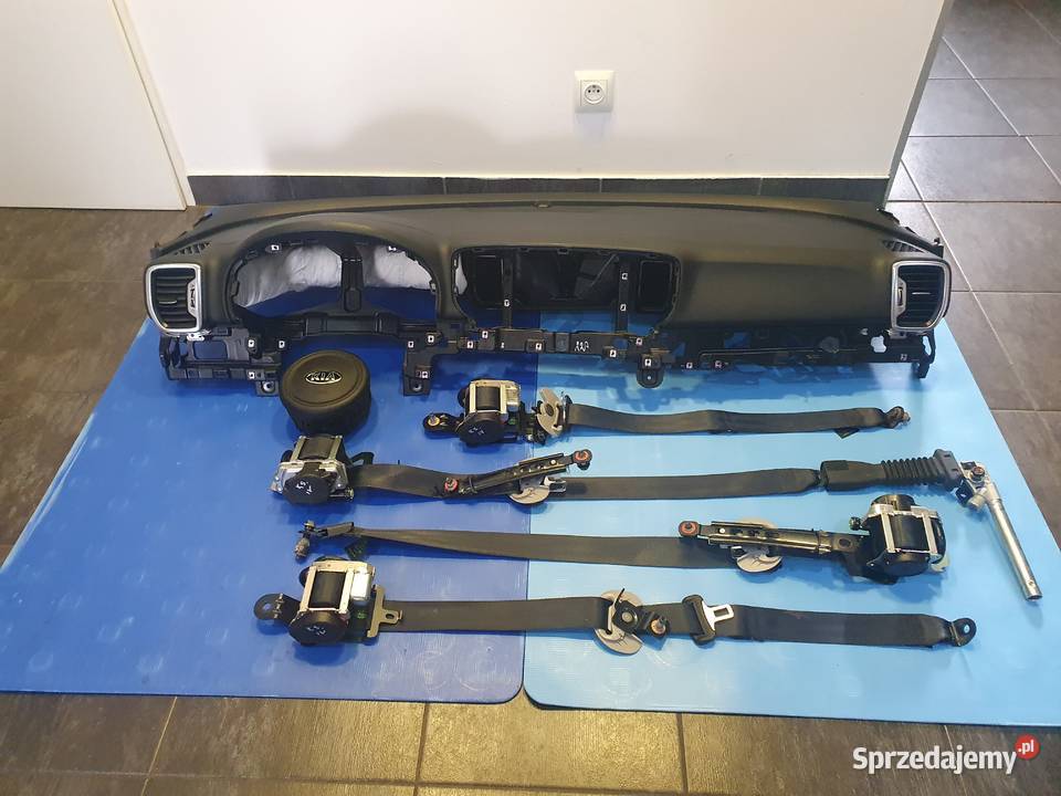 KOMPLET KONSOLI PODUSZKI PASY KIA SPORTAGE 4 osobowe Łowicz