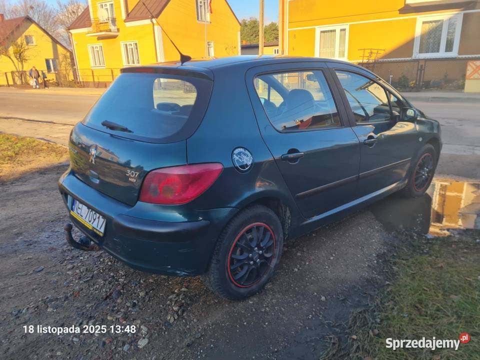 PEUGEOT 307 sprawny długie opłaty 2002r 2000cm3 Grajewo sprzedam