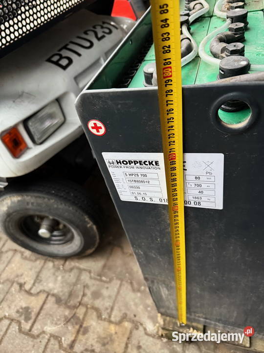 akumulator trakcyjny bateria trakcyjna 80V700Ah łódzkie Działoszyn sprzedam