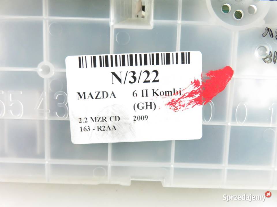 LICZNIK MAZDA 6 GH 22 MZRCD 1EGAM6D Części samochodowe