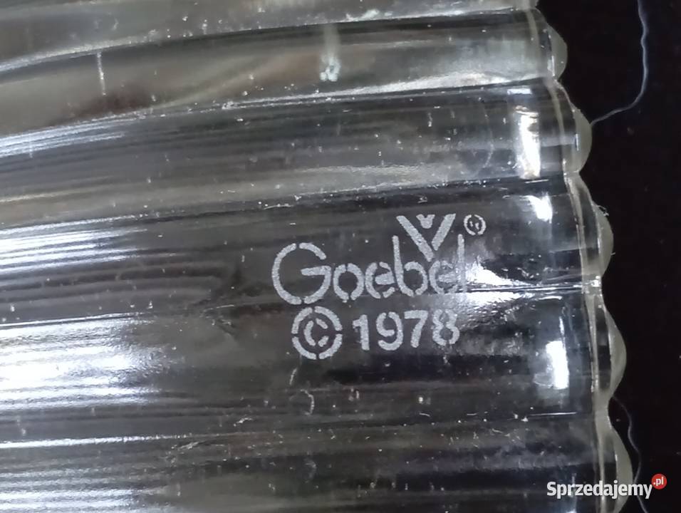 Dzwonek kryształowy Goebel 1979 r Zielona Góra