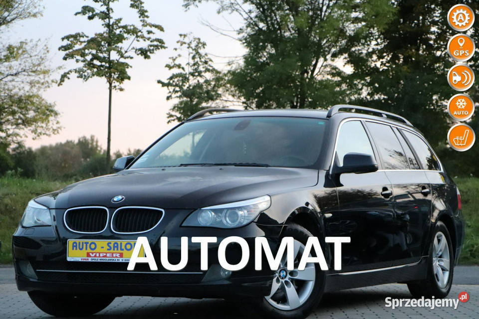 BMW 520 zarejestrowany, klima, automat, skóra E60 (2003-201…