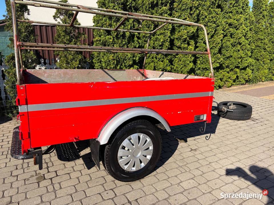 Przyczepka ALU ze Straży Niemcy 1 właściciel DMC burtowe podlaskie