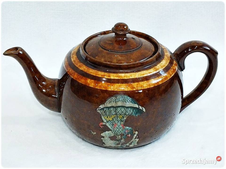 Stary ceramiczny Dzbanek Imbryk VEB do kawy Żary