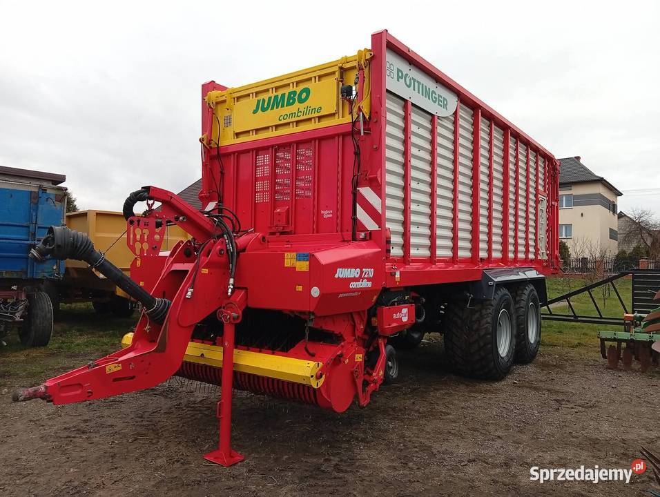 przyczepa samozbierająca Pottinger Jumbo 7210 nieuszkodzony