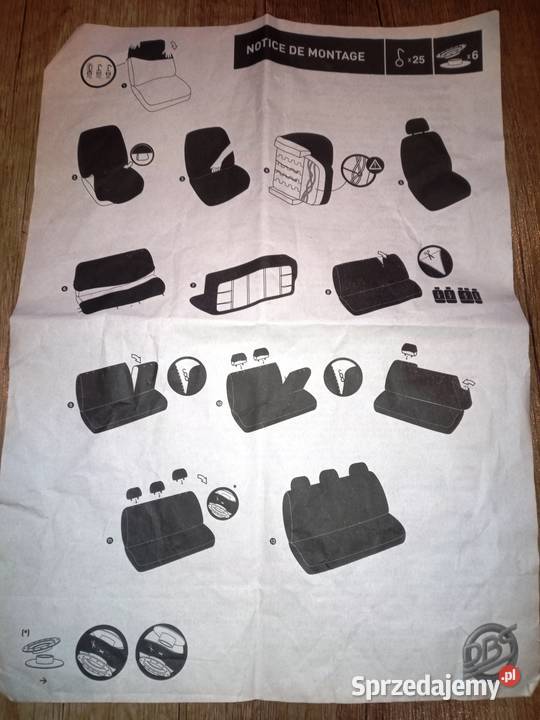 Komplet pokrowców samochodowych Norauto Toruń