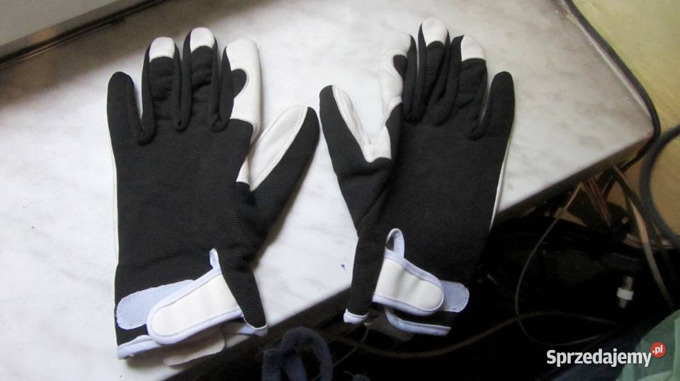 Rękawiczki skórzano materiałowe Kraków