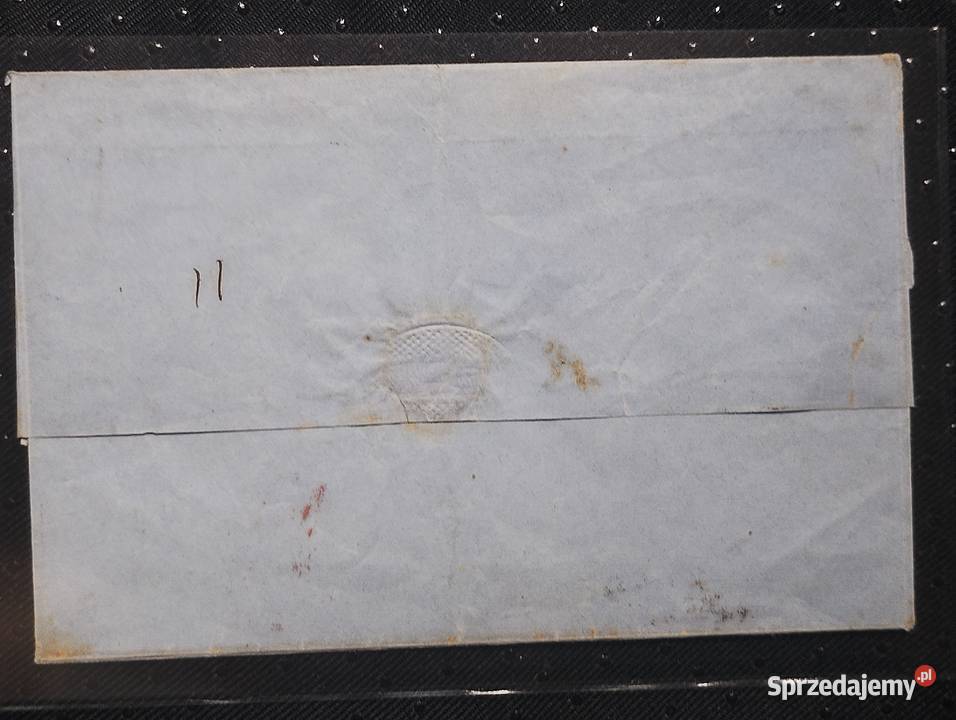 Koperta z Fi 1B Królestwo Polskie 1860 Gwarancja Konin
