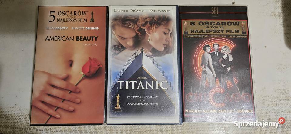 oskarowe kasety vhs Gliwice sprzedam