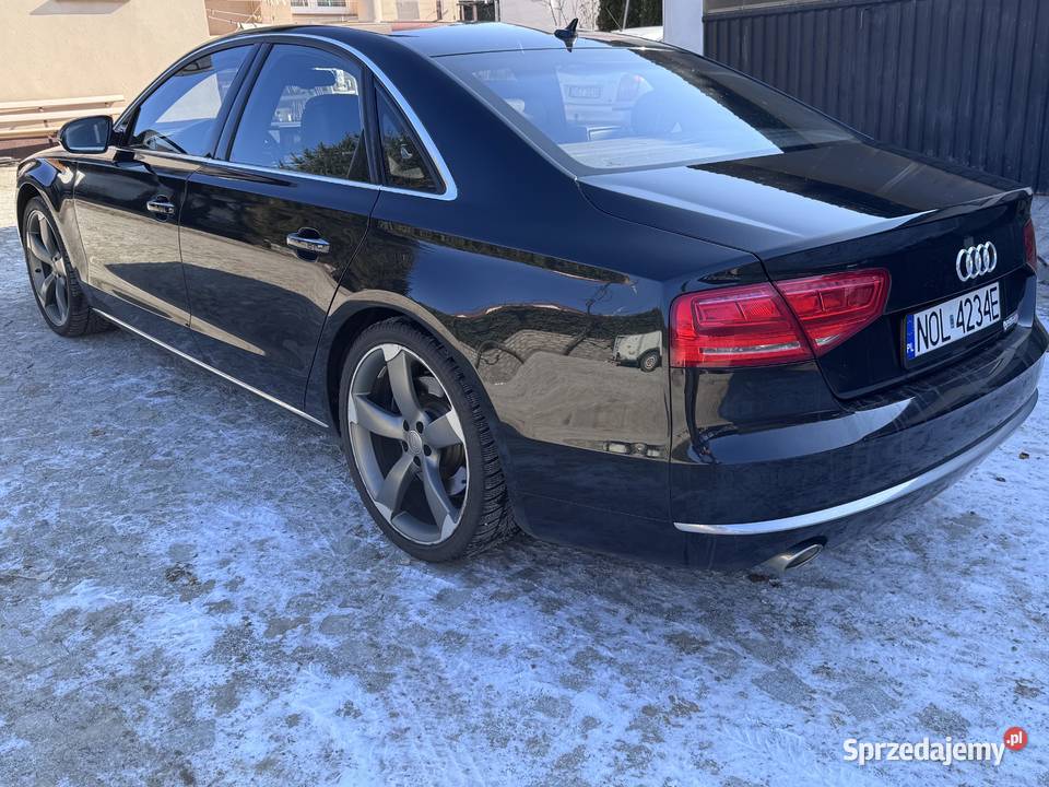 Audi A8 350 FullLed Noktowizor Szyberdach nieuszkodzony dolnośląskie Strzelin sprzedam