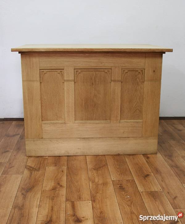 Dębowe Biurko Secesyjne Oczyszczone AntykiMarki Meble Marki