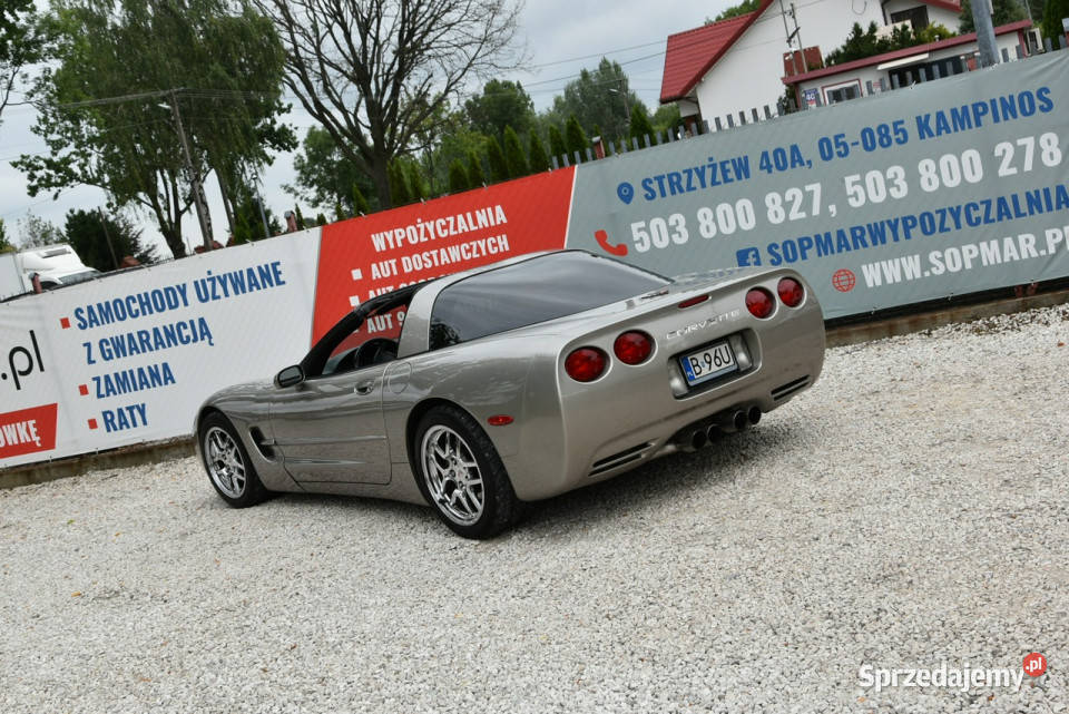 Chevrolet Corvette Coupe Targa 57 V8 355 1999r światła przeciwmgielne Motoryzacja Kampinos