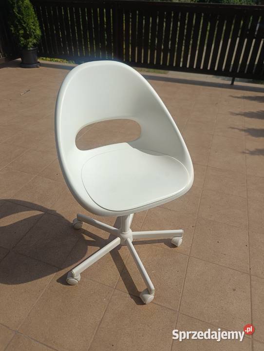 Krzesło obrotowe białe Loberget Ikea Warszawa